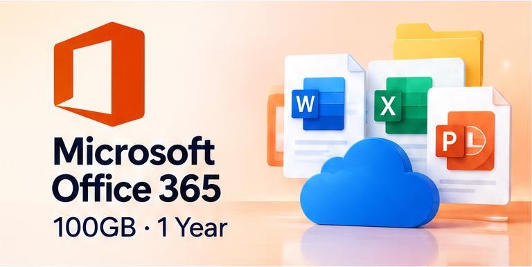 Microsoft Office 365 + 100GB — 1 Year artwork