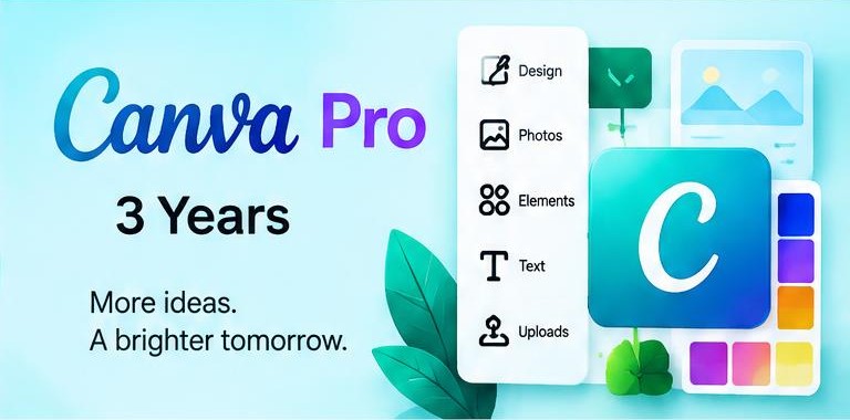 Canva Pro 3 Years artwork