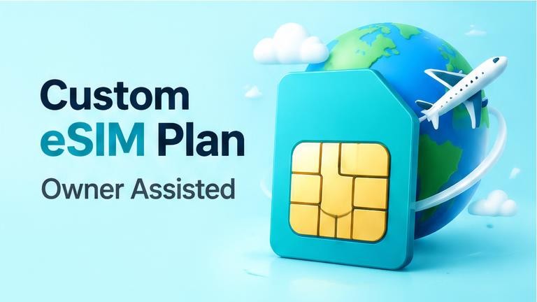 Custom eSIM Plan (handled by owner) artwork