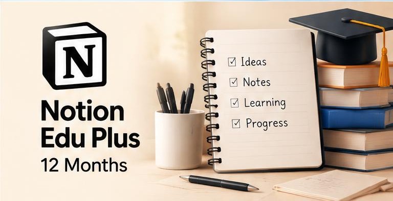 Notion Edu Plus 12 Months artwork