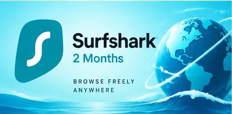 SURFSHARK 2 Months artwork