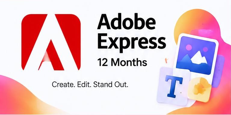 Adobe Express 12 Months artwork