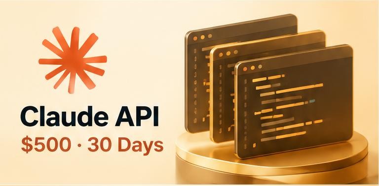 Claude $500 API 30 Days artwork