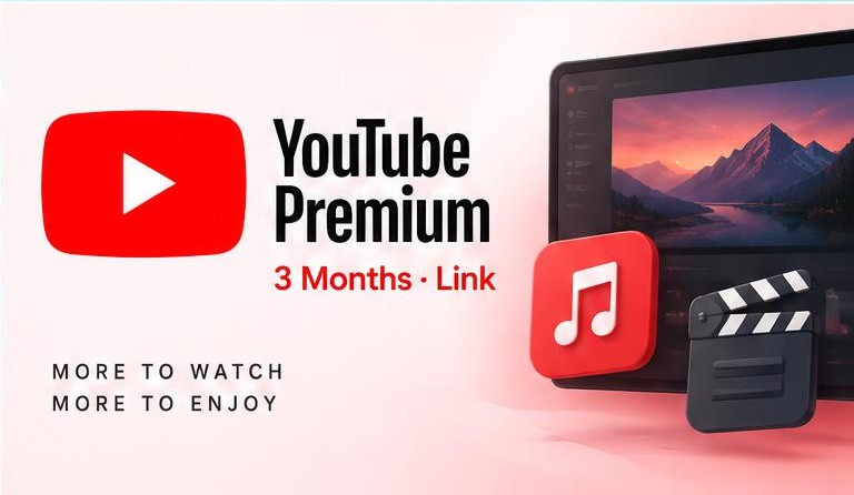 YouTube Premium 3M Link artwork